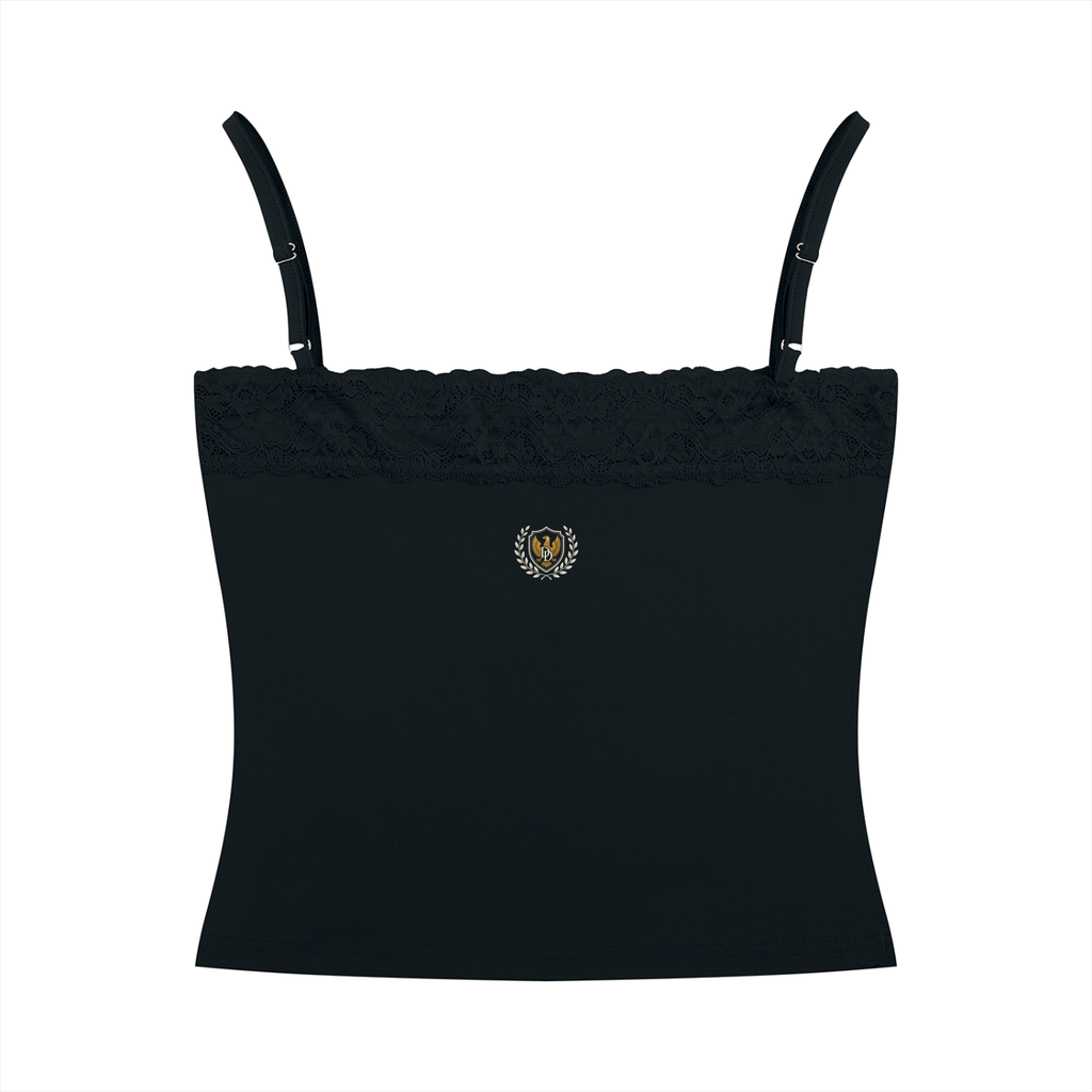 Women's Lace Trim Cami Tank Top