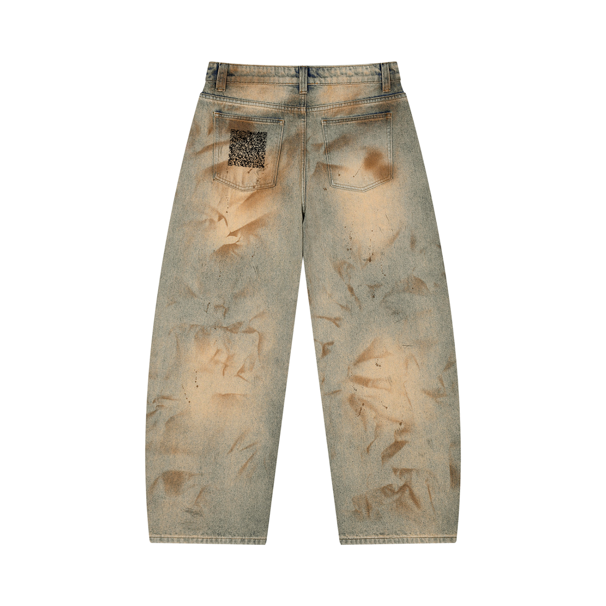Men’s Vintage Wash Barrel Leg Jeans