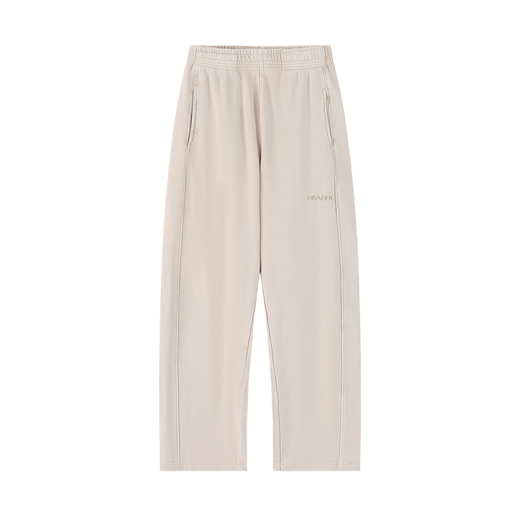 Unisex Mineral Wash Straight Sweatpants