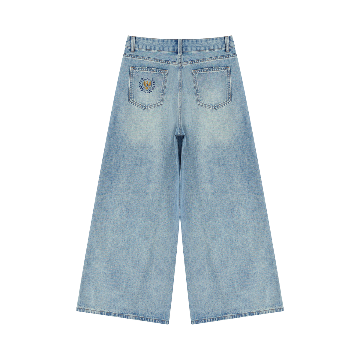 Women’s Vintage Wash Wide Leg Jeans