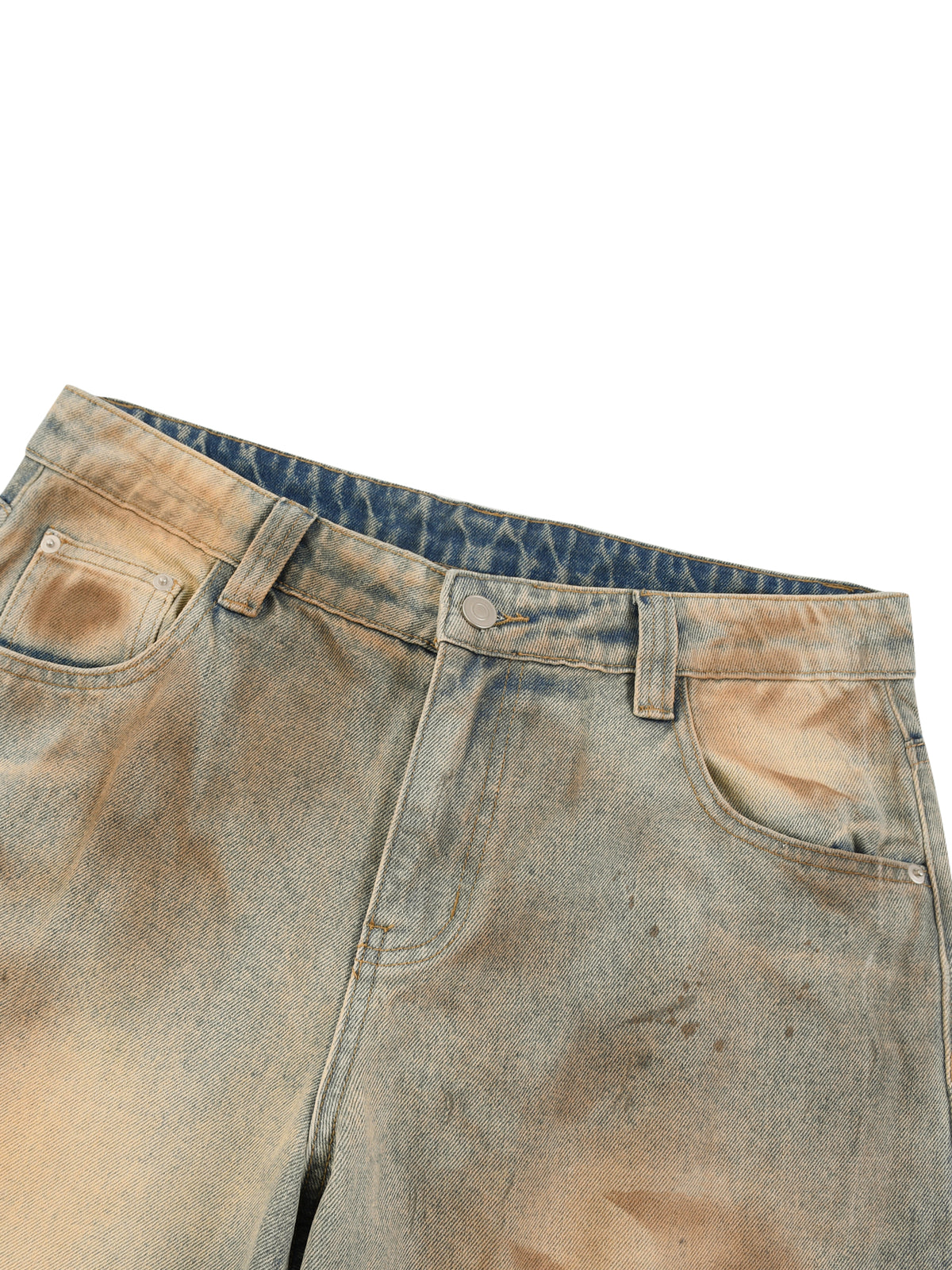 Men’s Vintage Wash Barrel Leg Jeans