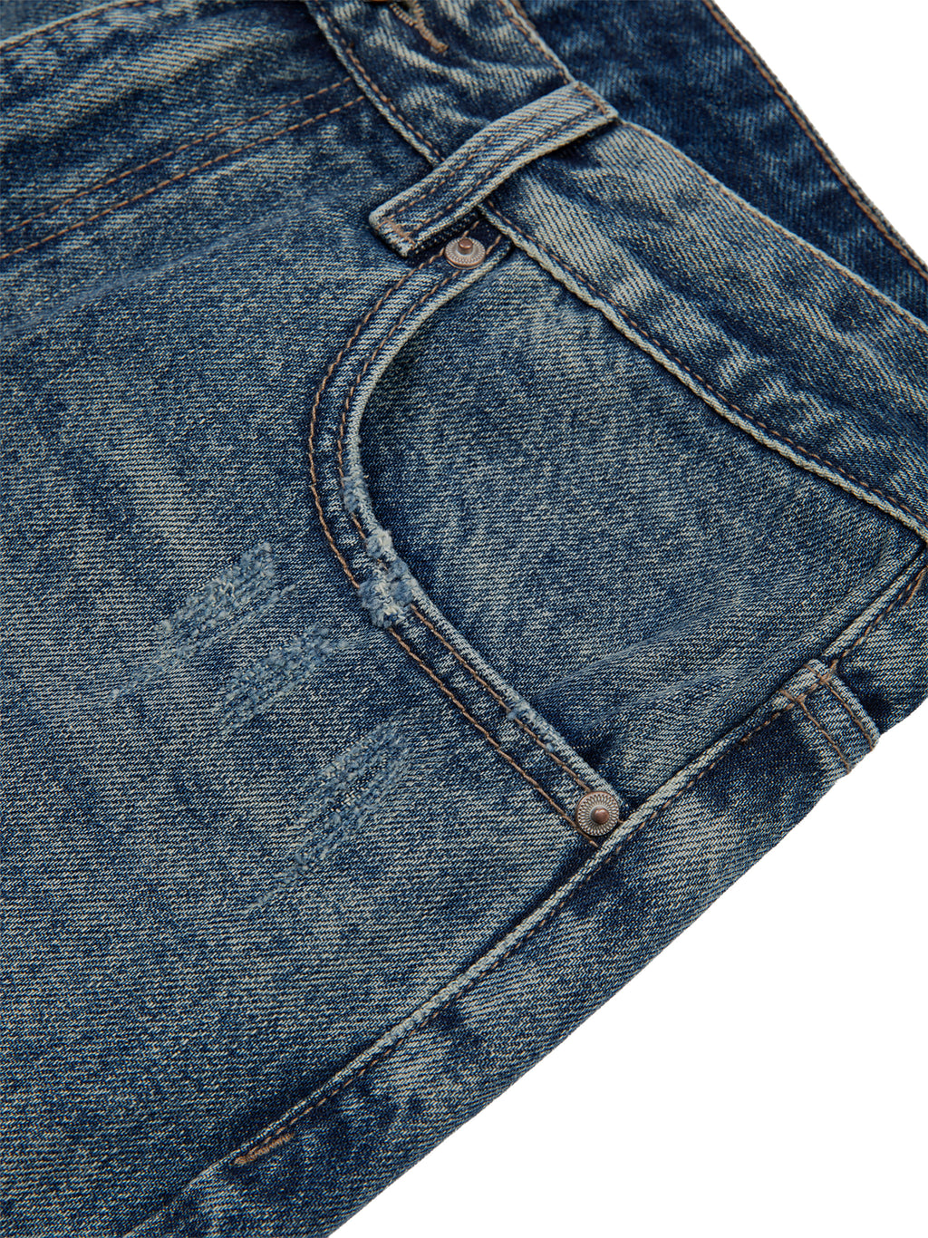 Men's Vintage Wash Denim Jeans